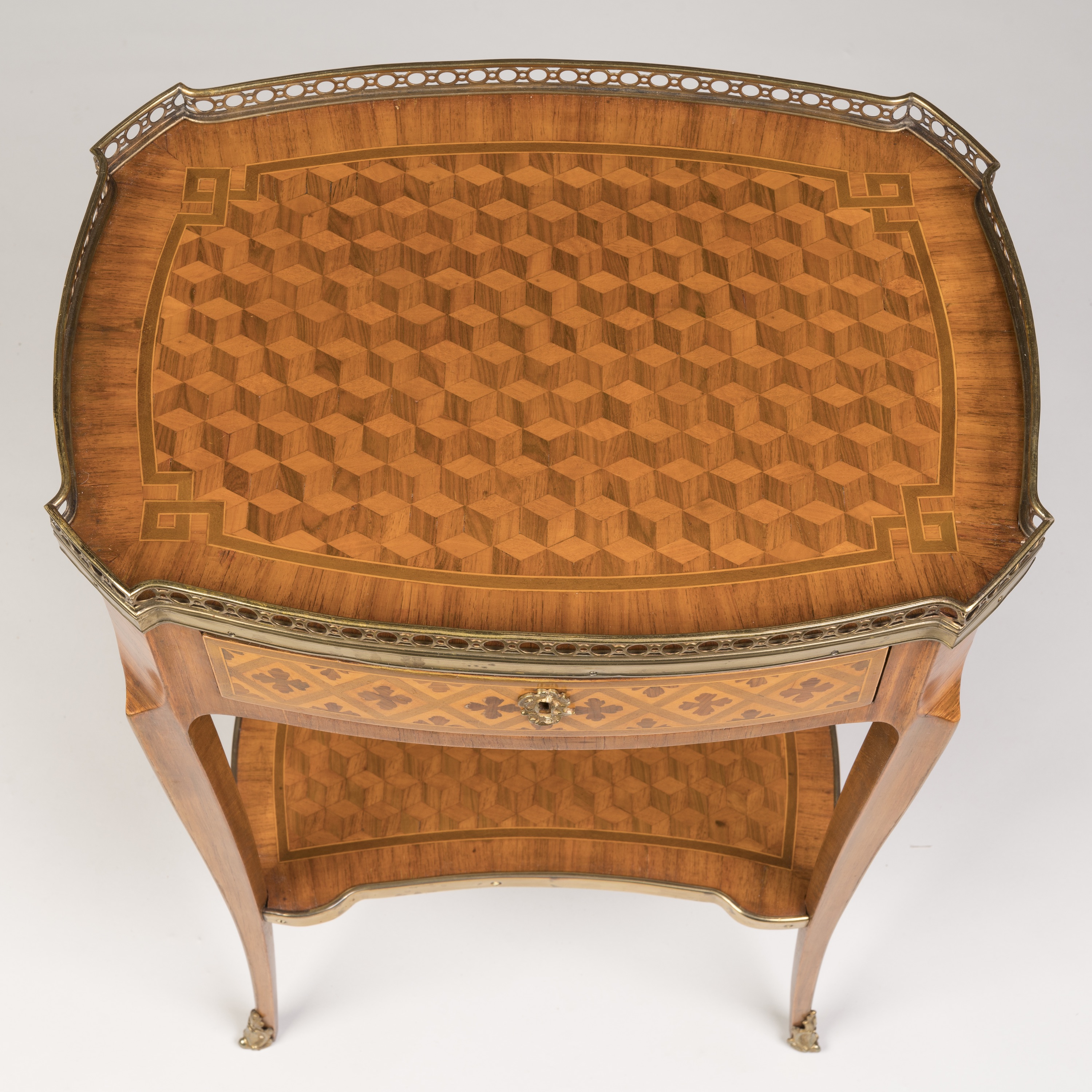 A Pair of French Kingwood Tables