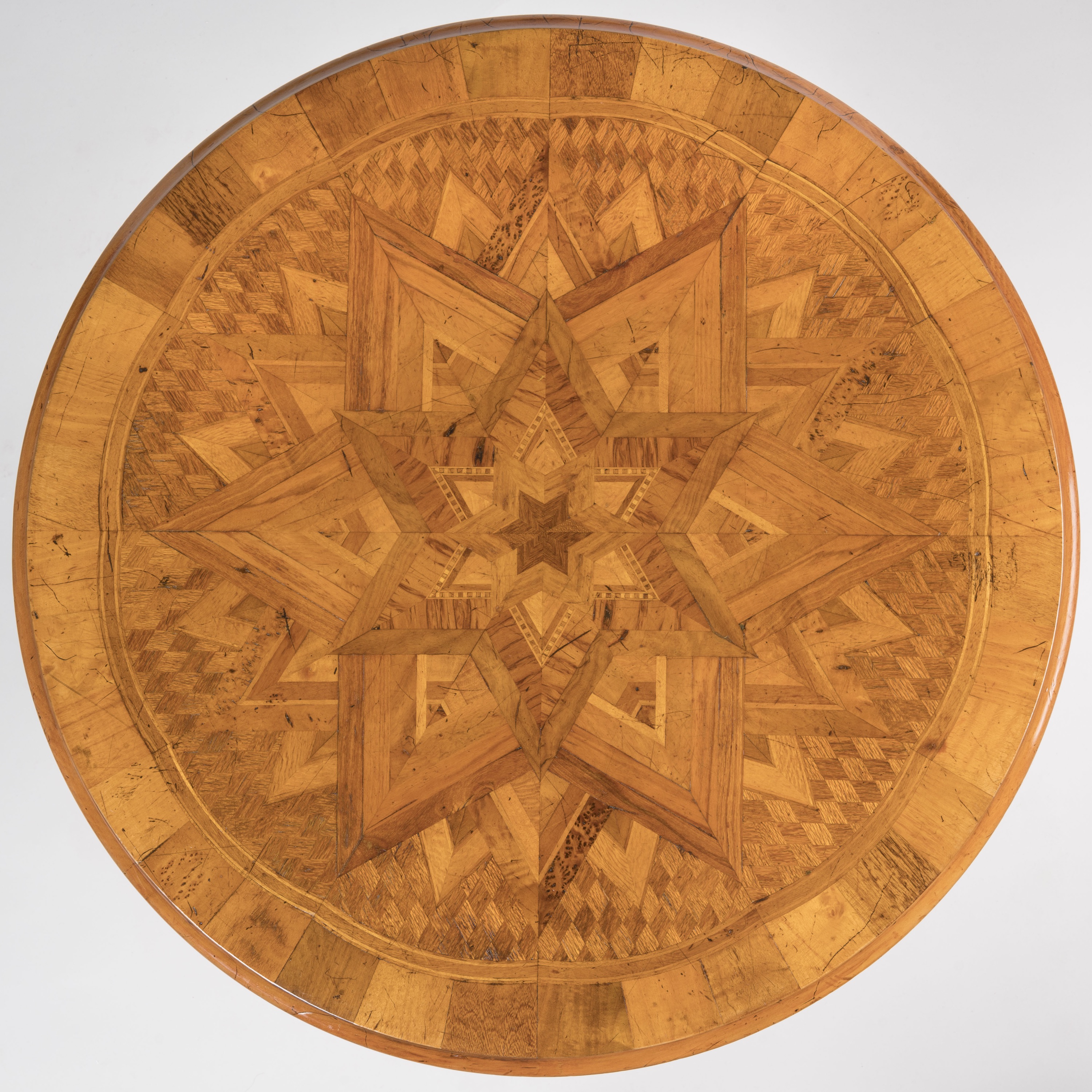 An Extremely Rare Specimen Wood Table By Anton Seuffert of New Zealand