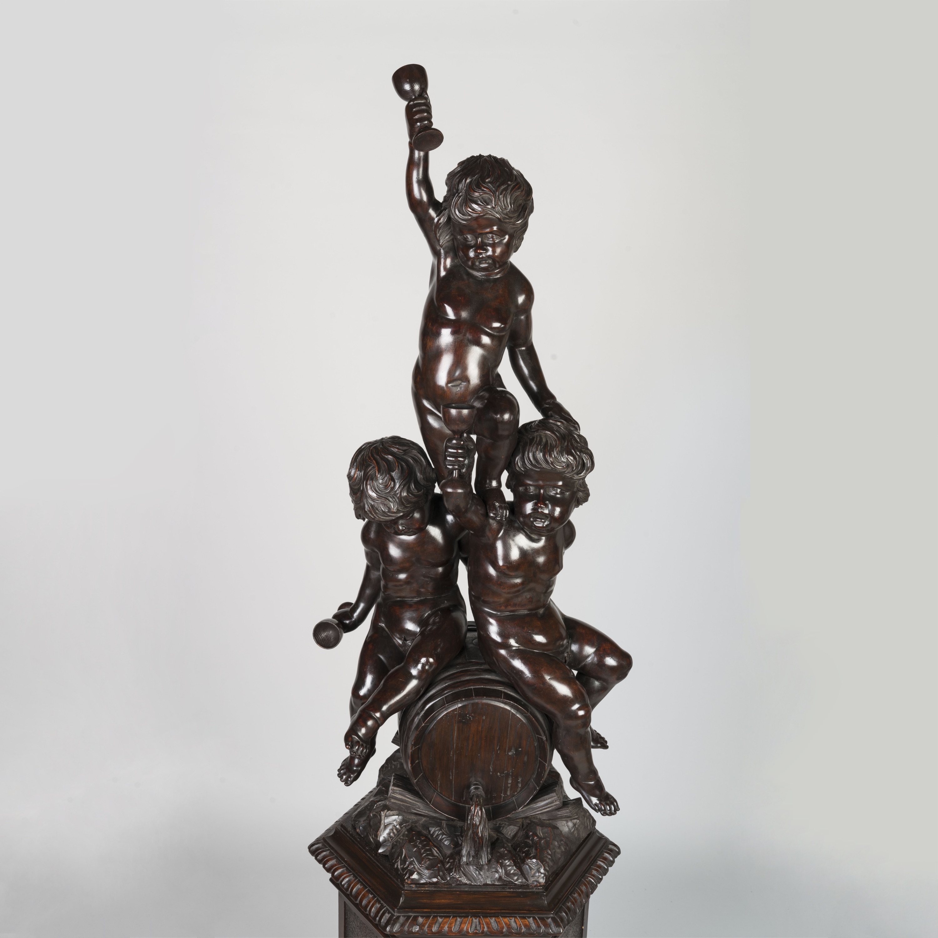 A Large Venetian Sculpture of the Bacchanal By Michelangelo Guggenheim