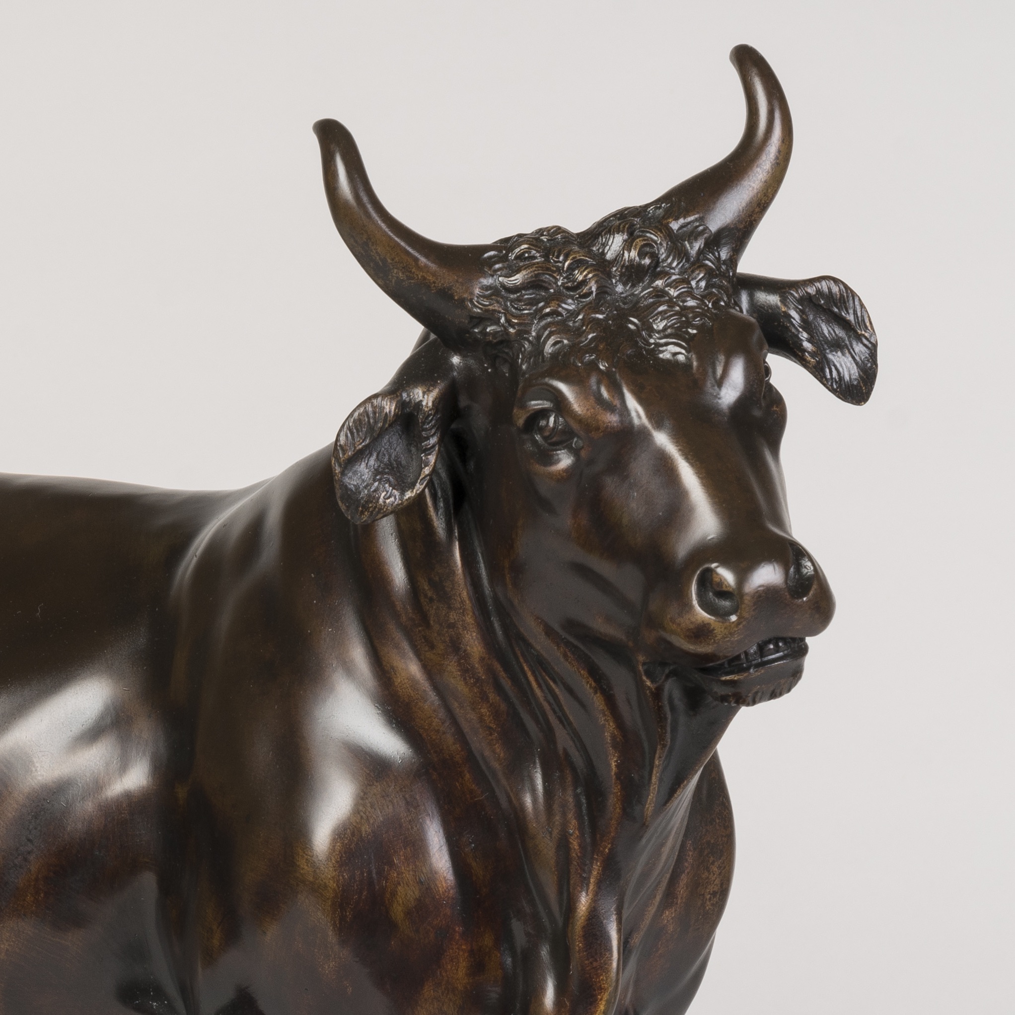 A Bronze Model of a Bull After the Antique