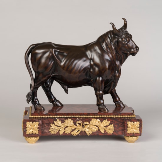 A Bronze Model of a Bull After the Antique