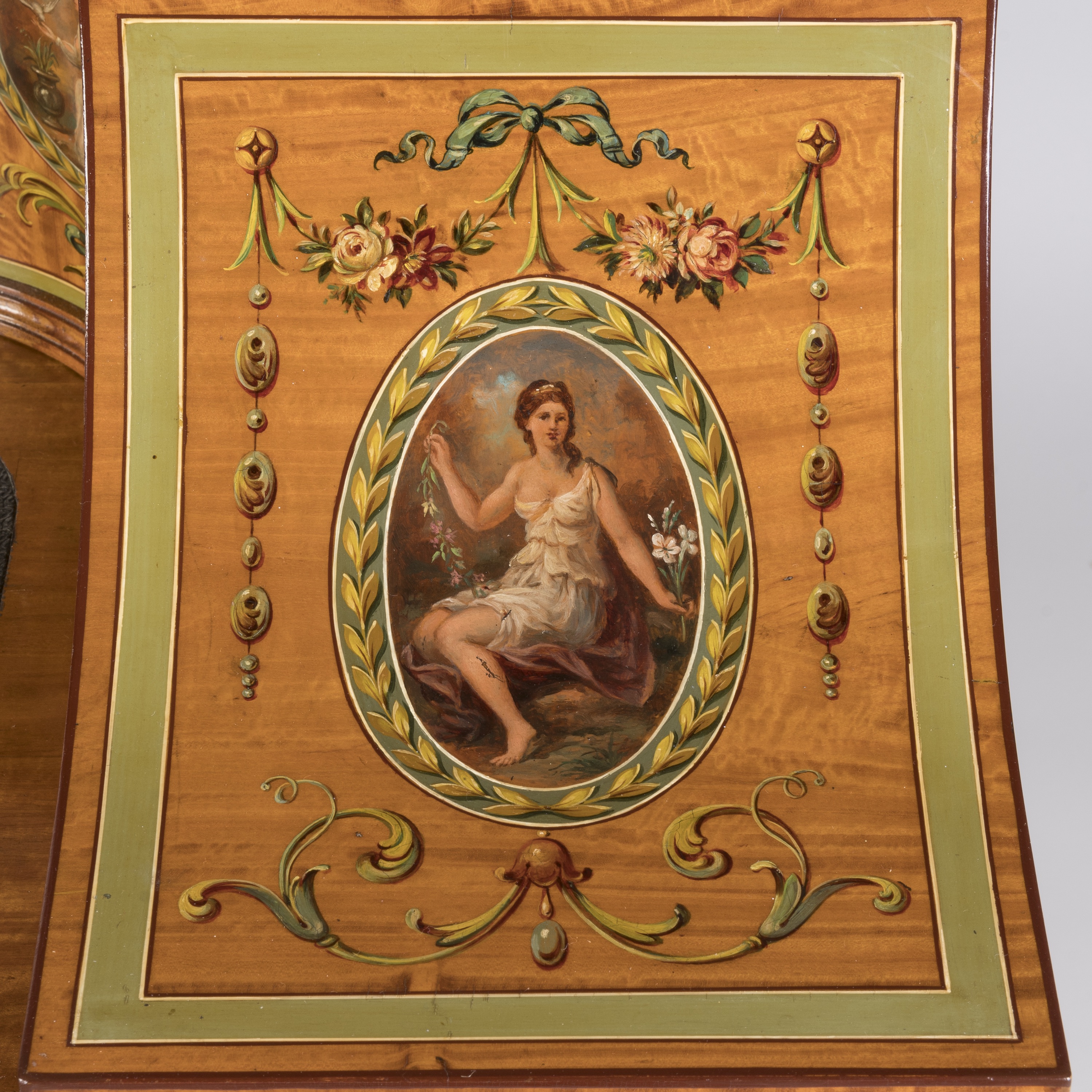 A Fine Quality Satinwood Carlton House Desk