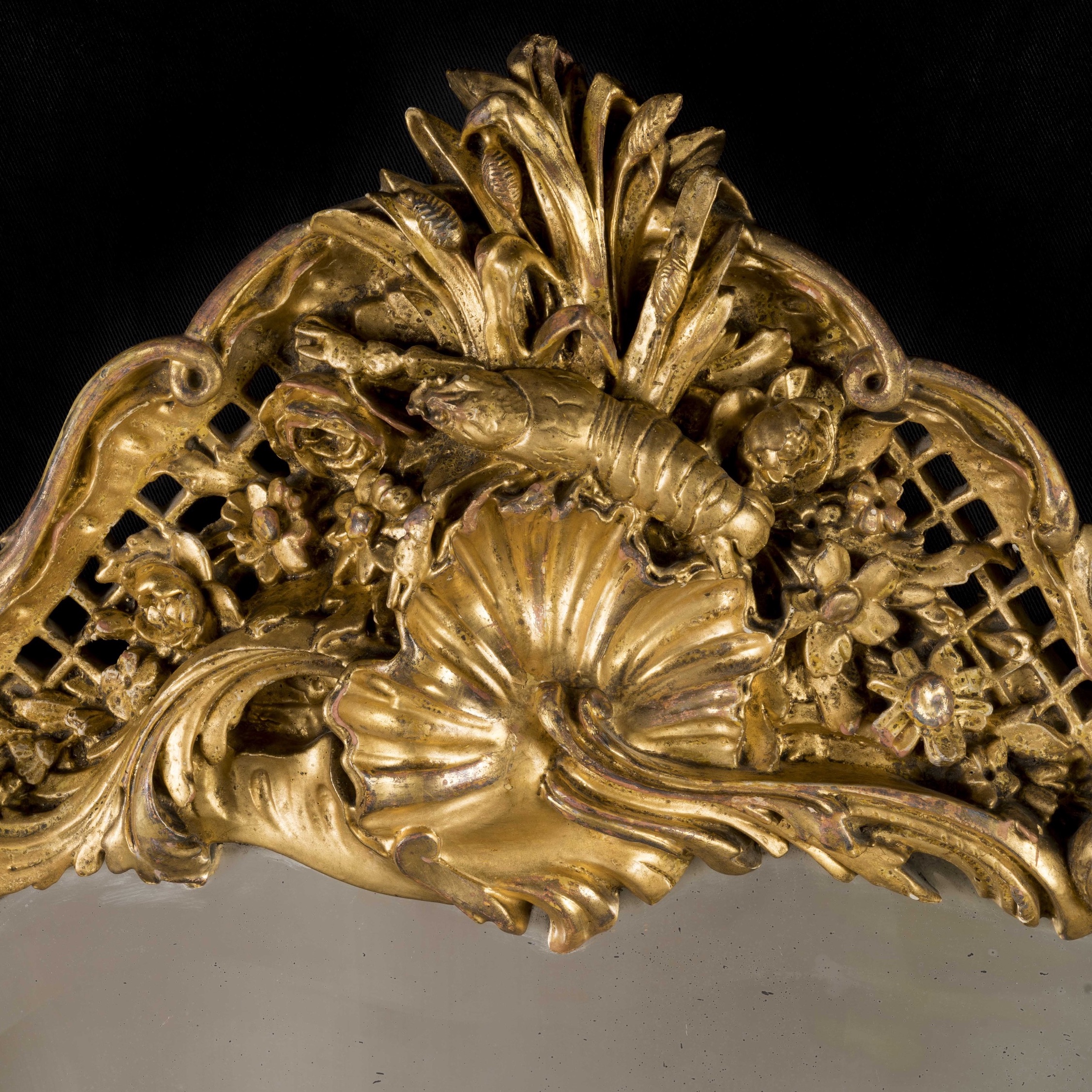 An Unusual Pair of Rococo Style Mirrors