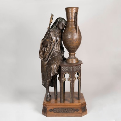 A Lifesize Orientalist Sculpture Attributed to Louis Hottot