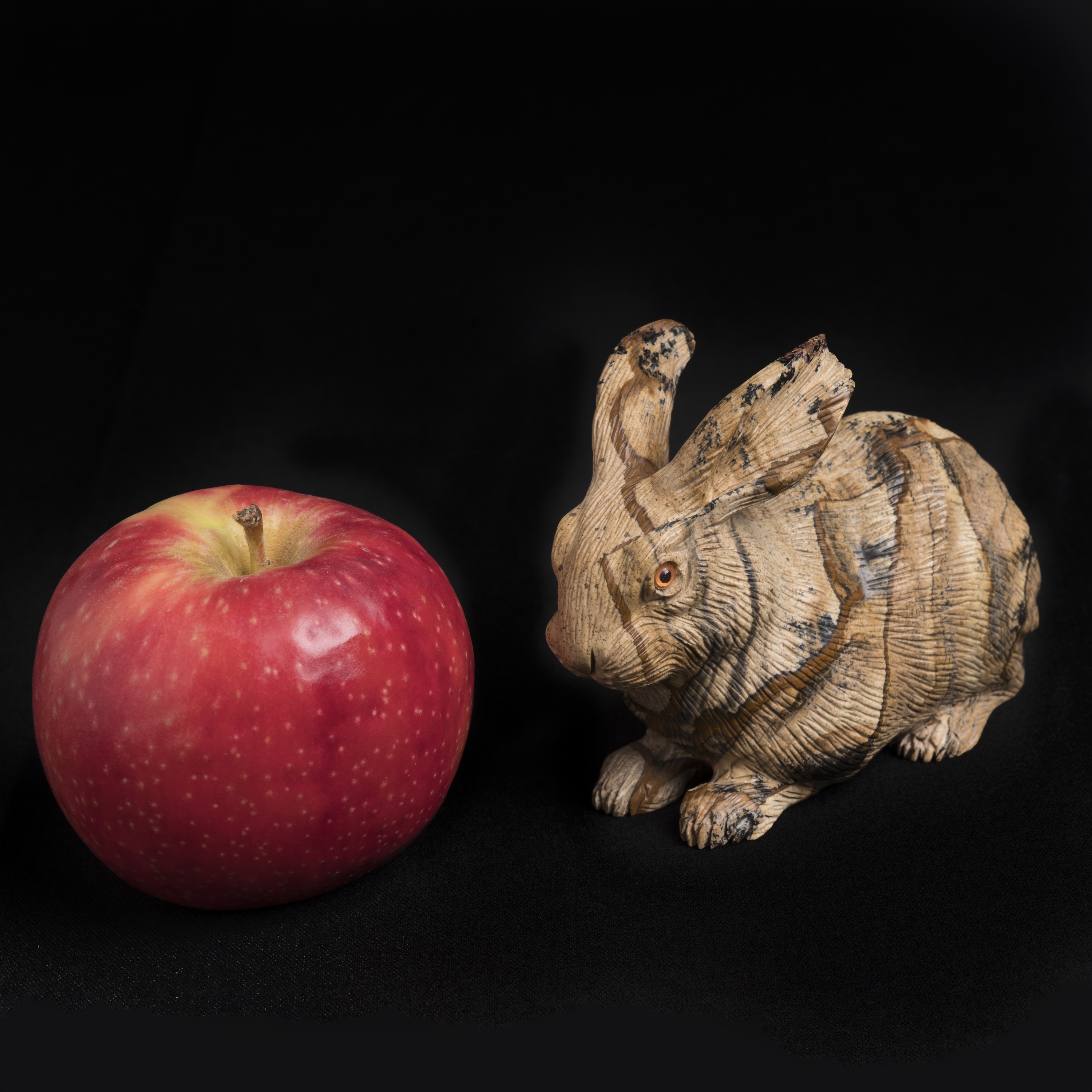 A Jasper Carved Hare