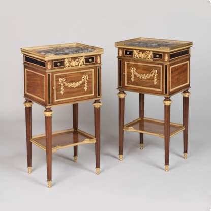 A Pair of French Bedside Cabinets In the Louis XVI Style