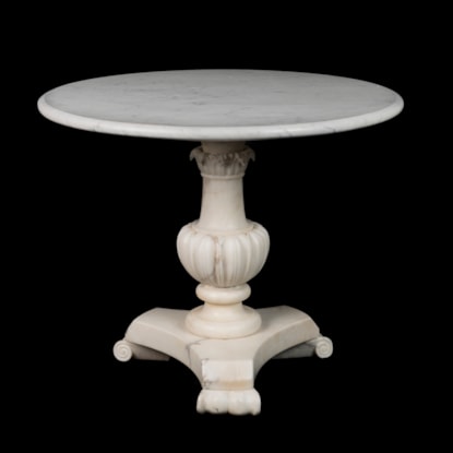 An Italian 19th Century Marble-Top Guéridon