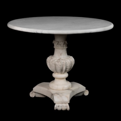 An Italian 19th Century Marble-Top Guéridon