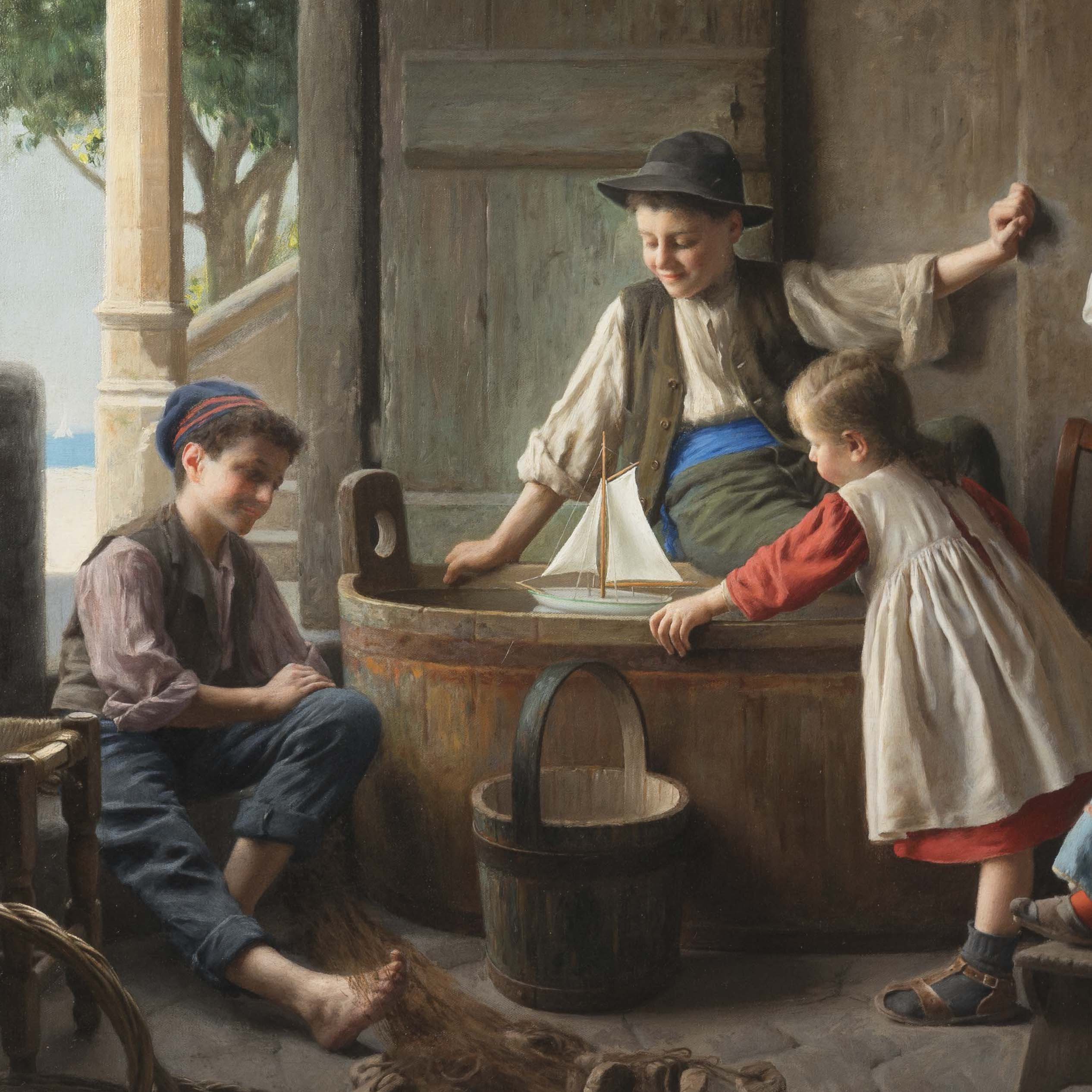 Bath Time By Giovanni Battista Torriglia