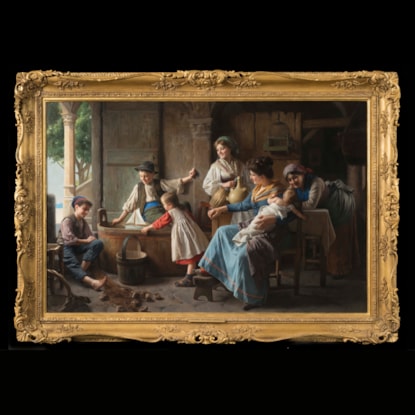 Bath Time By Giovanni Battista Torriglia