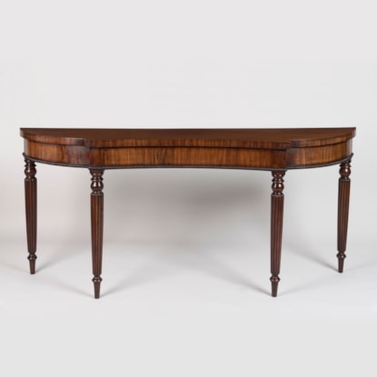 An Unusual Concave Serving Table of the Regency Period