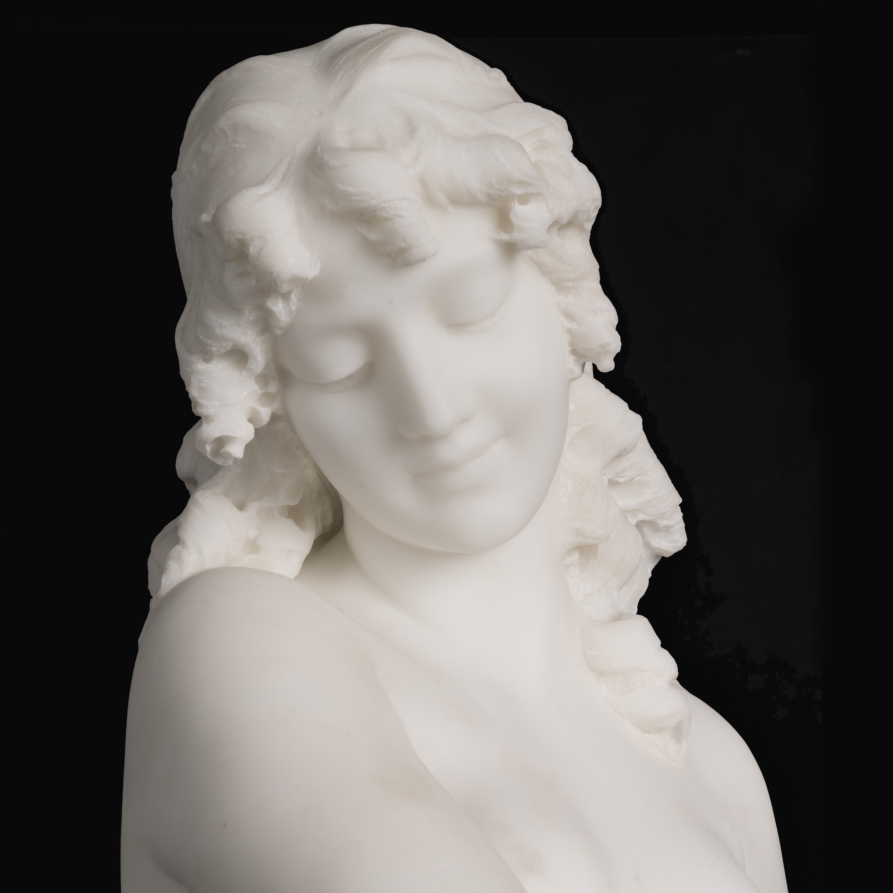 Nymph & Cupid By Cesare Lapini