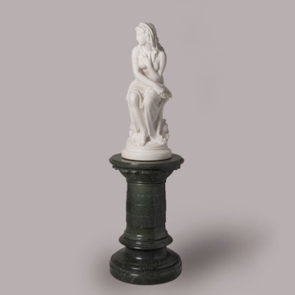 Marble Statue of Susanna by Achille Bianchi