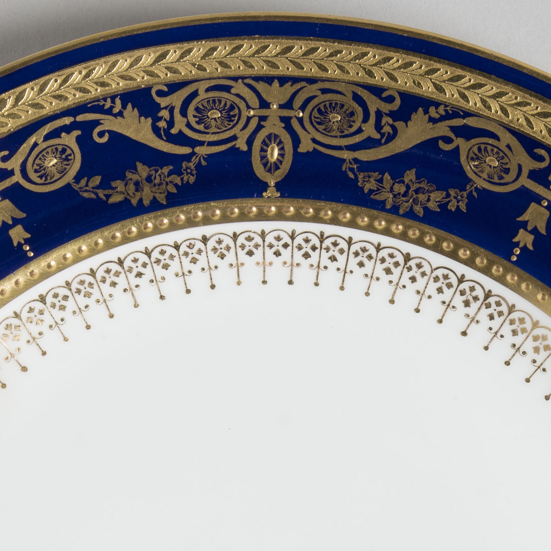 A Set of Twelve Porcelain Dinner Plates By Wedgwood