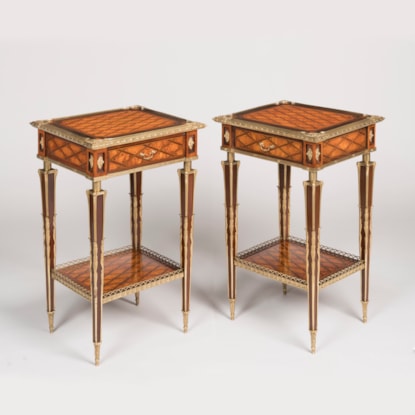 A Rare Pair of Étagères Attributed to Donald Ross