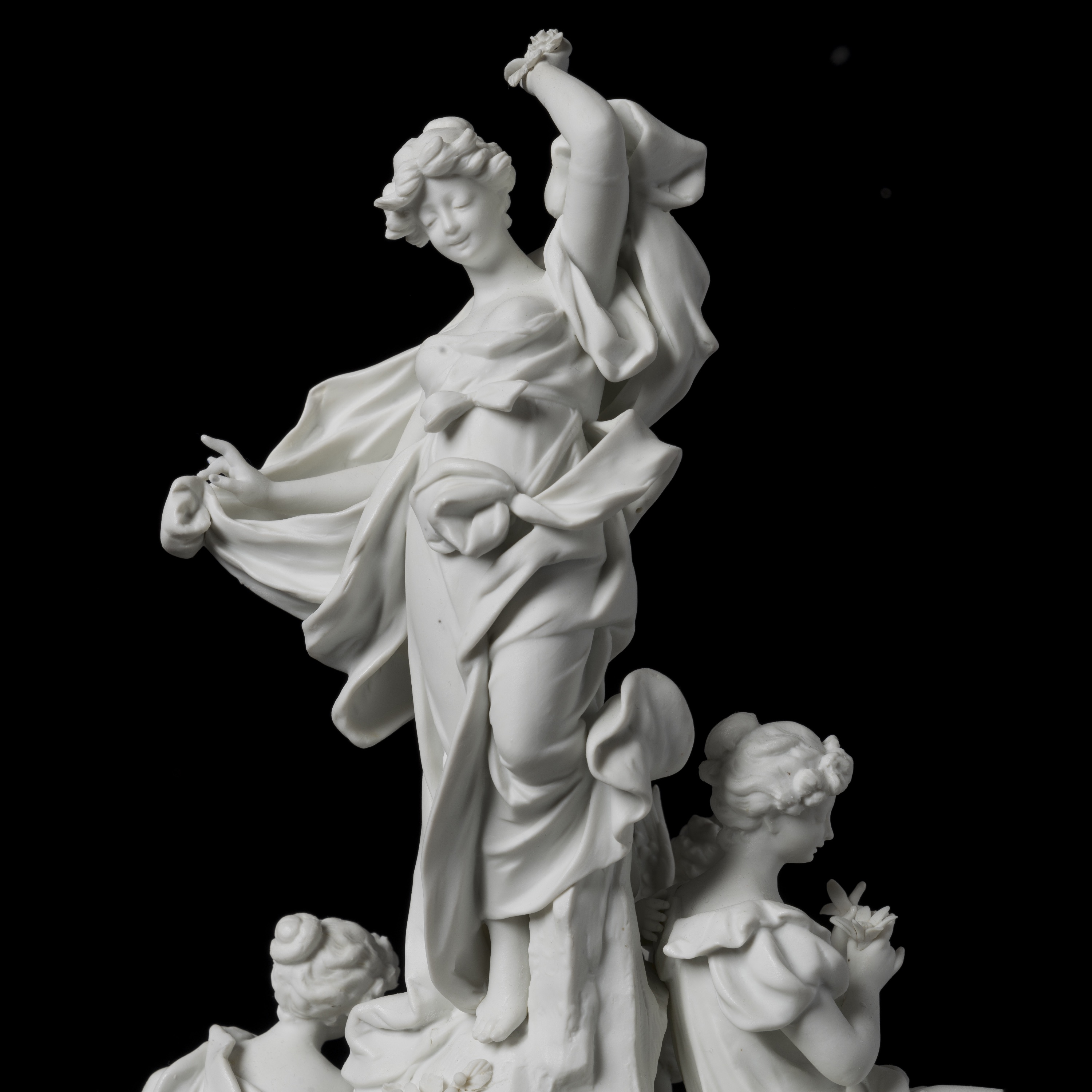 A Very Rare Art Nouveau Triumphal Centrepiece By Volkstedt of Thuringia