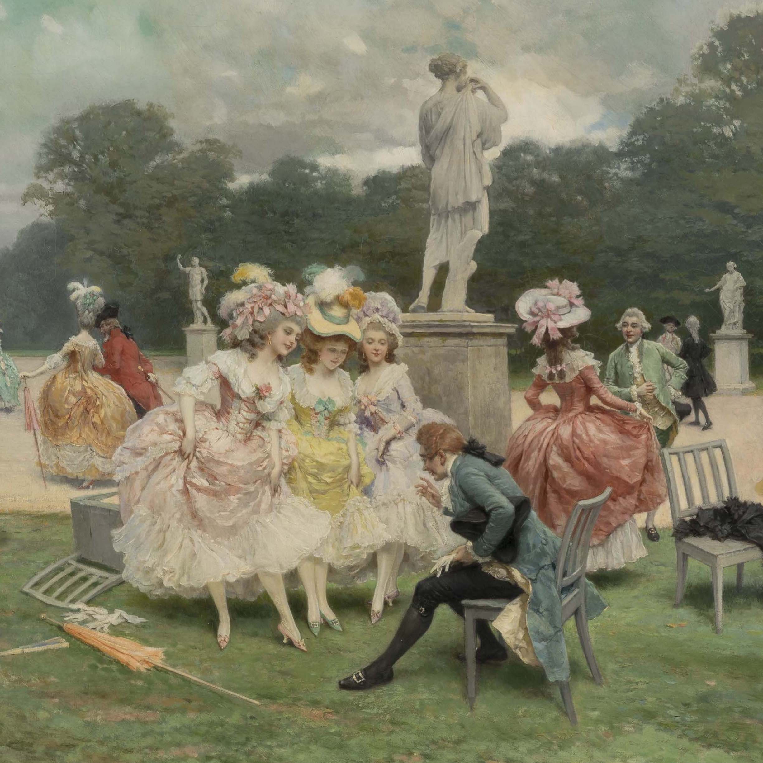 Dans les Jardins des Tuileries By Lucius Rossi