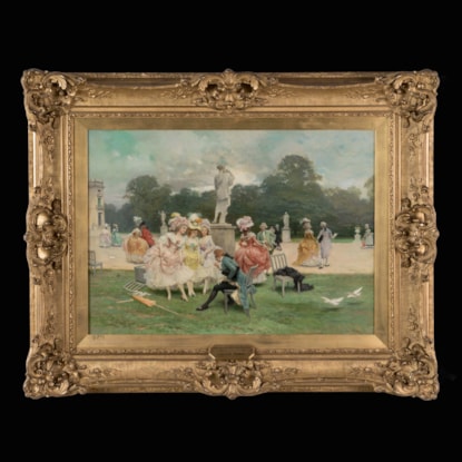 Dans les Jardins des Tuileries By Lucius Rossi