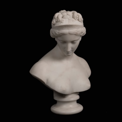 A Marble Bust of Venus By Benjamin Edward Spence