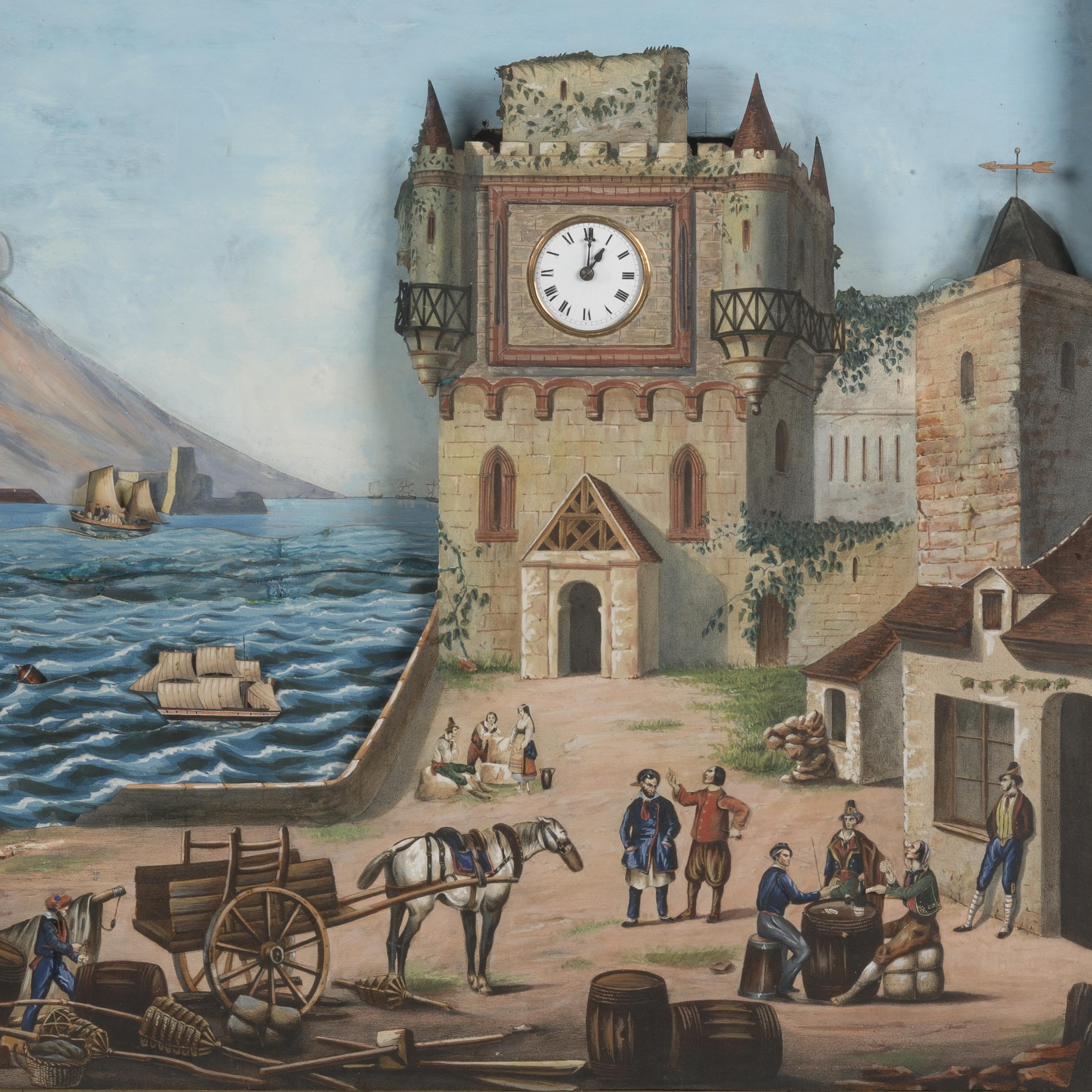 A French Musical Automaton Depicting Mount Vesuvius
