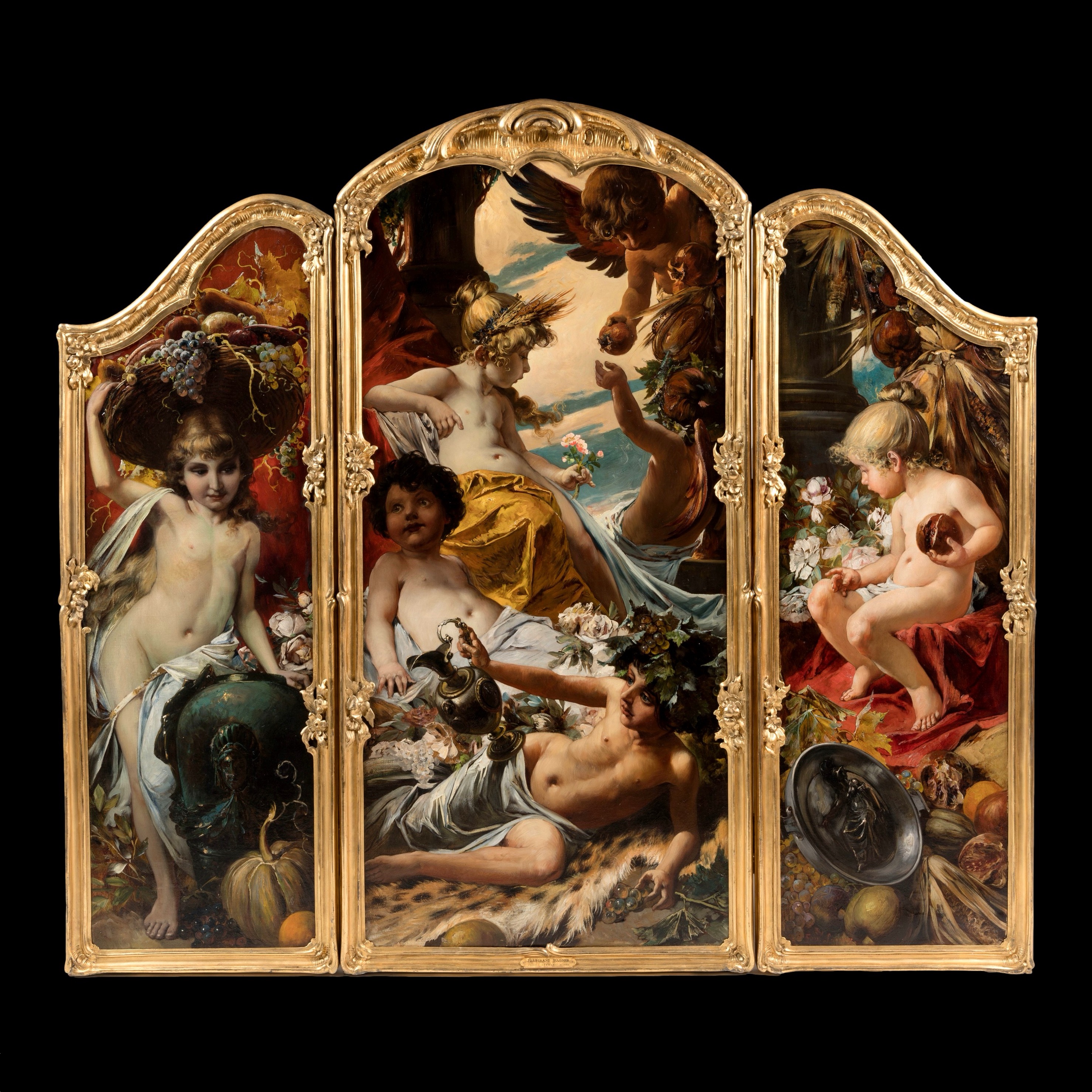 Allegory of Abundance By Ferdinand Wagner the Younger 