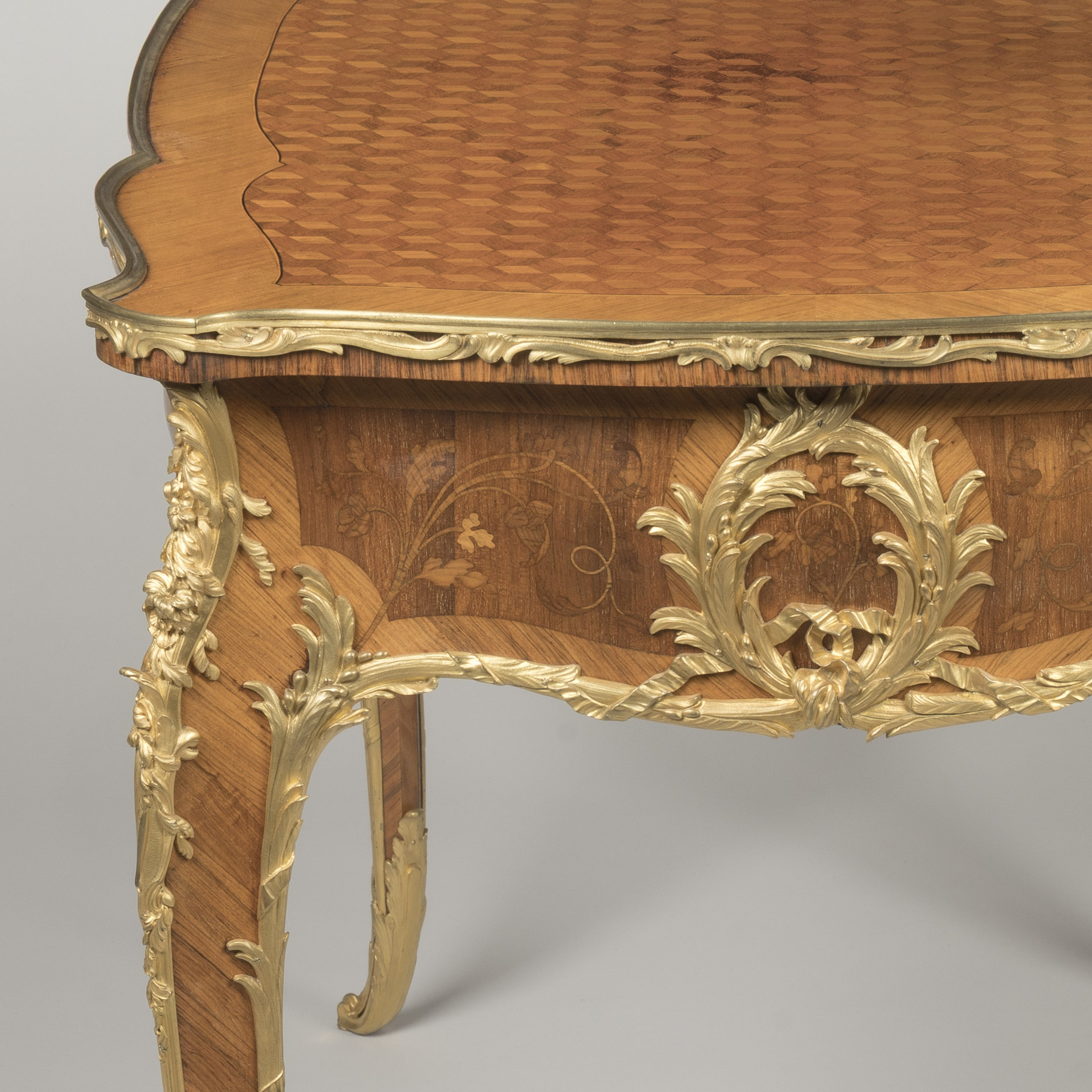 A Fine Louis XV Style Gilt-Bronze Mounted Centre Table By François Linke