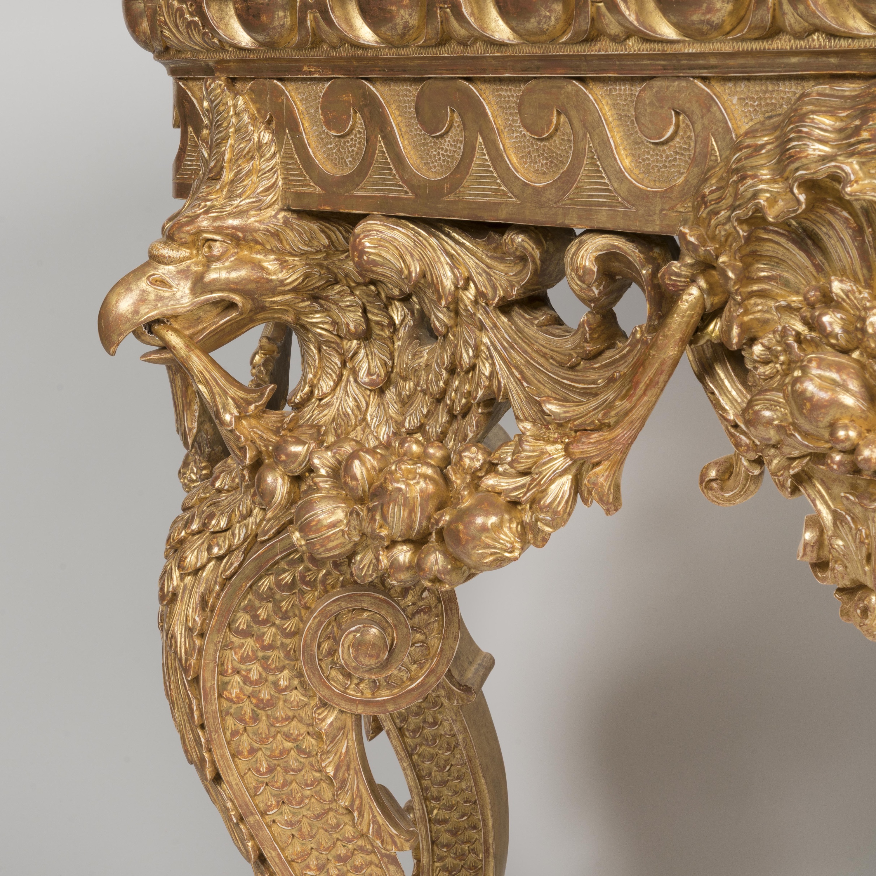 A Magnificent Pair of Console Tables in the Manner of William Kent