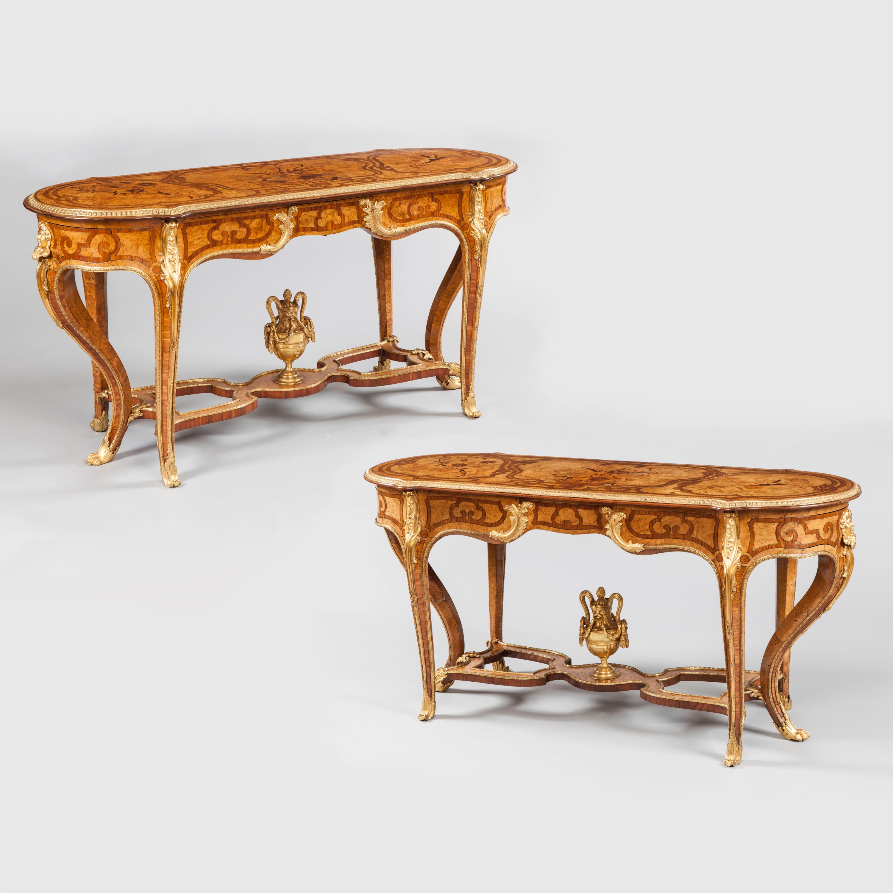 A Remarkable Matched Pair of Centre Tables By Blake of London