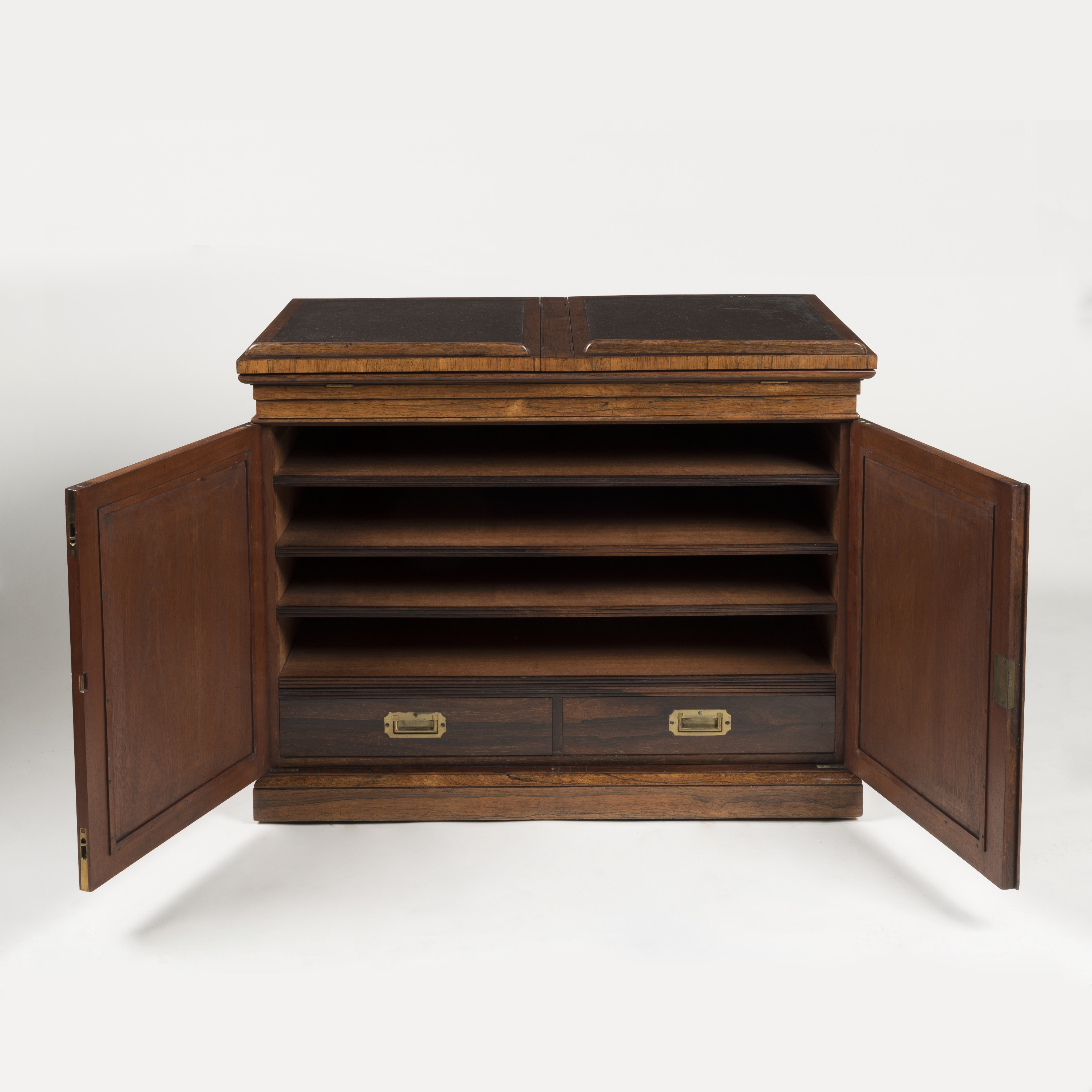 A Regency Period Metamorphic Bureau Cabinet By Gillows