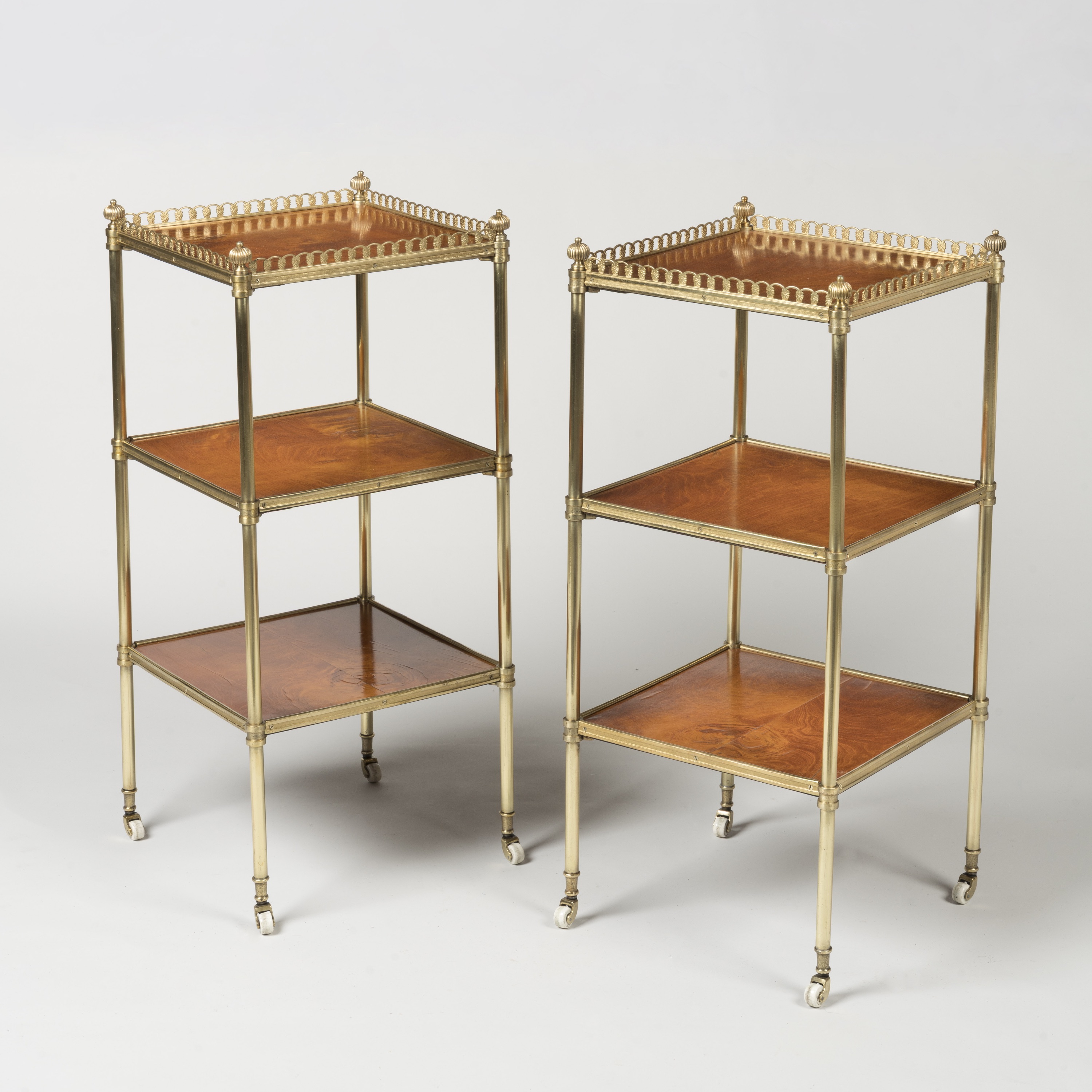 A Fine Pair of  Mahogany Étagères