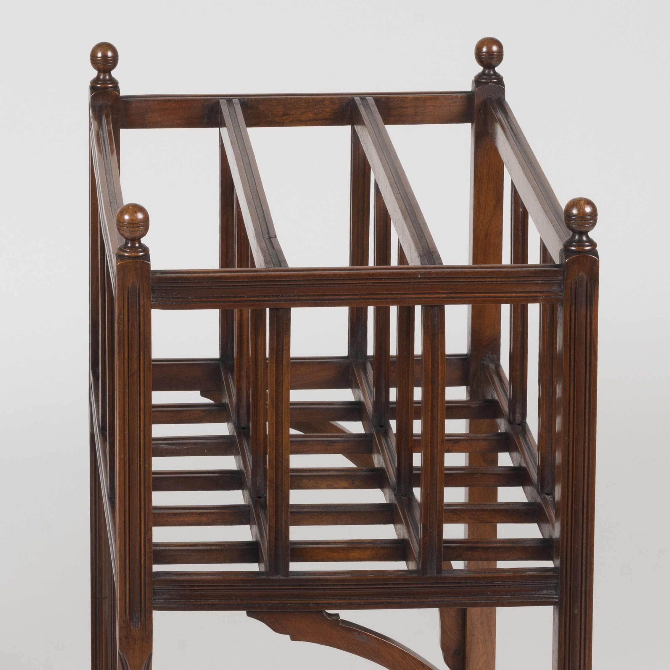 A Pair of Mahogany Tall Book Stands