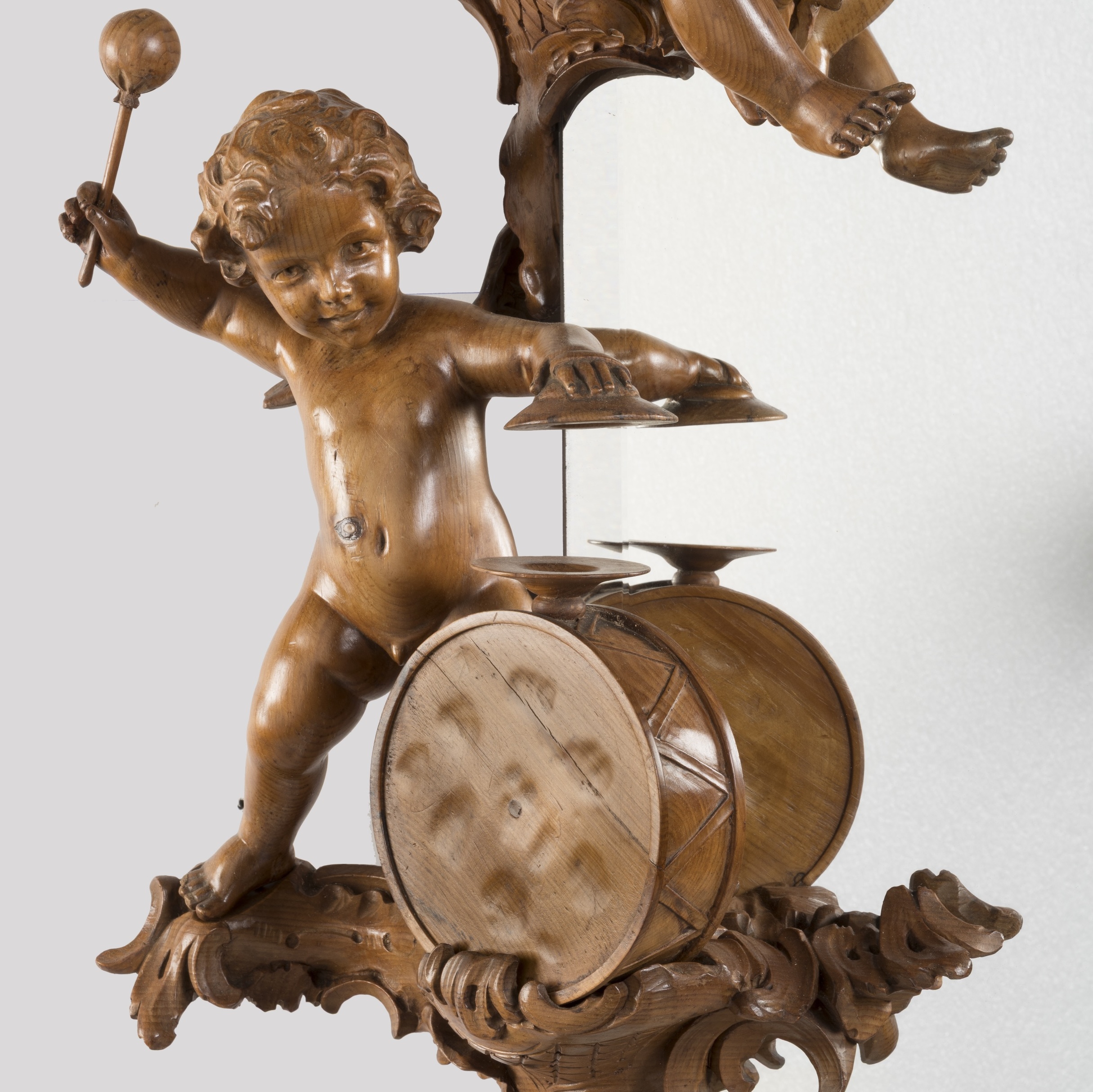 An Exceptional Carved Pine Mirror & Console Table Attributed to Pauly & Co of Venice