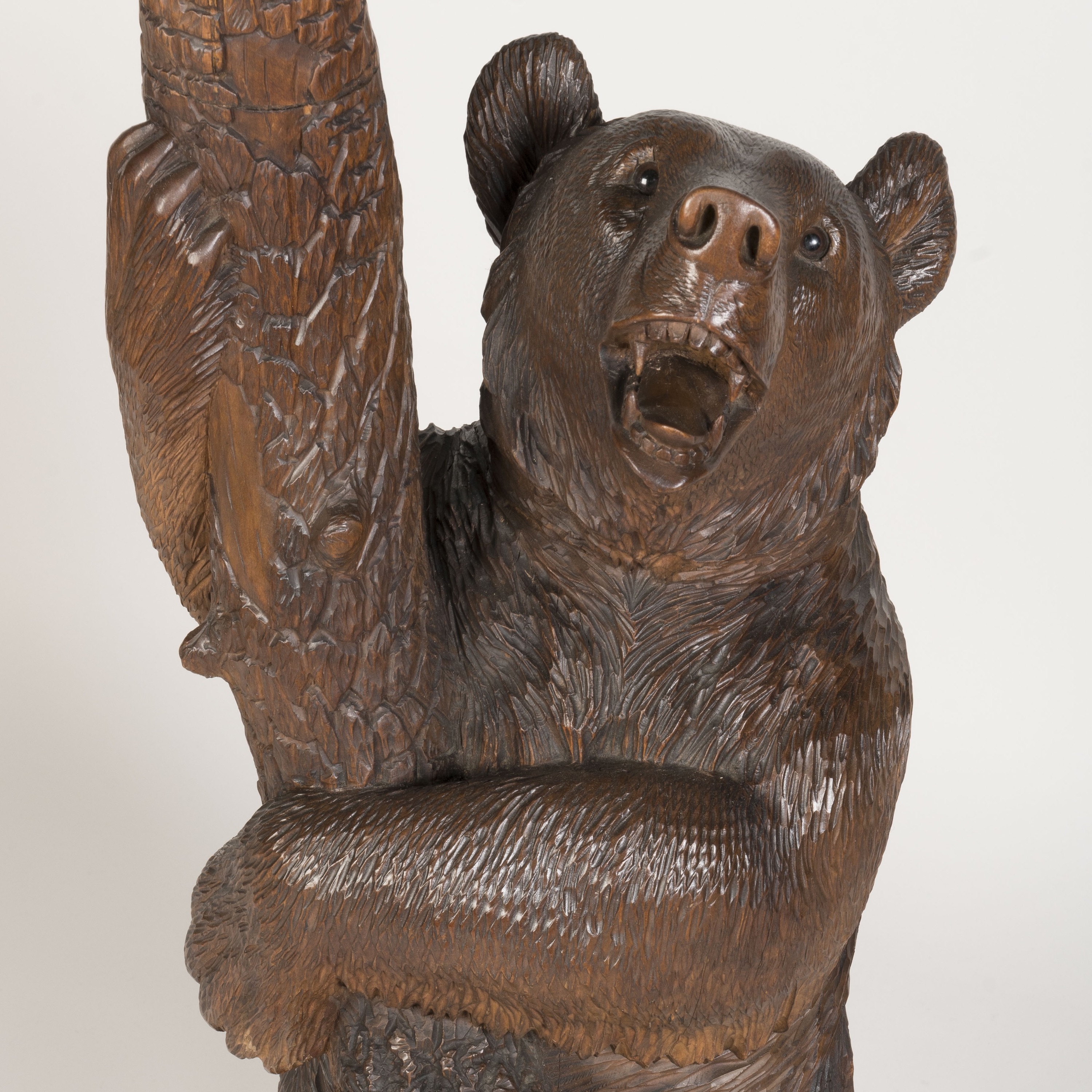 A 'Black Forest' Carved Bear Hall Stand