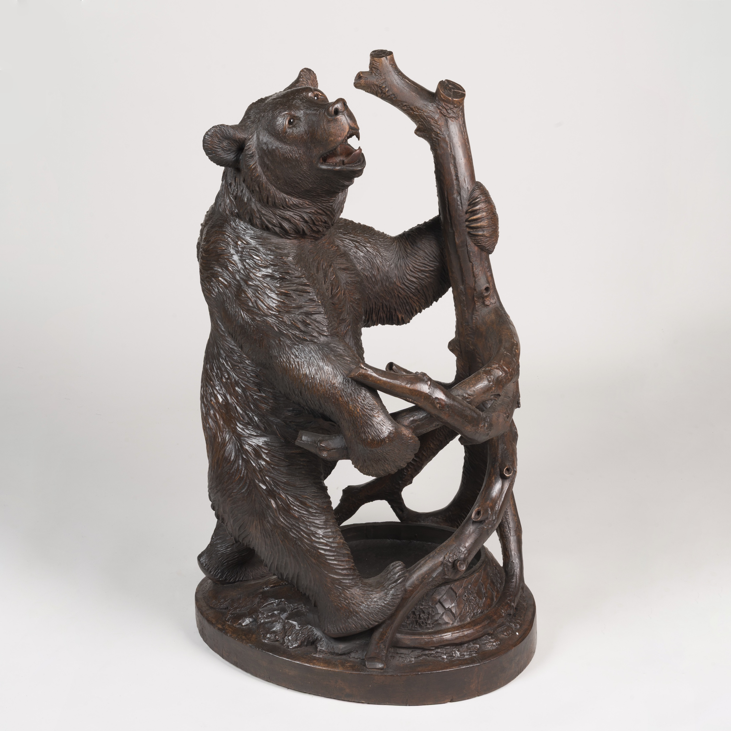 A Large 'Black Forest' Bear Umbrella Stand