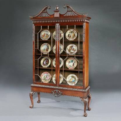 A Display Cabinet in the manner of Thomas Chippendale