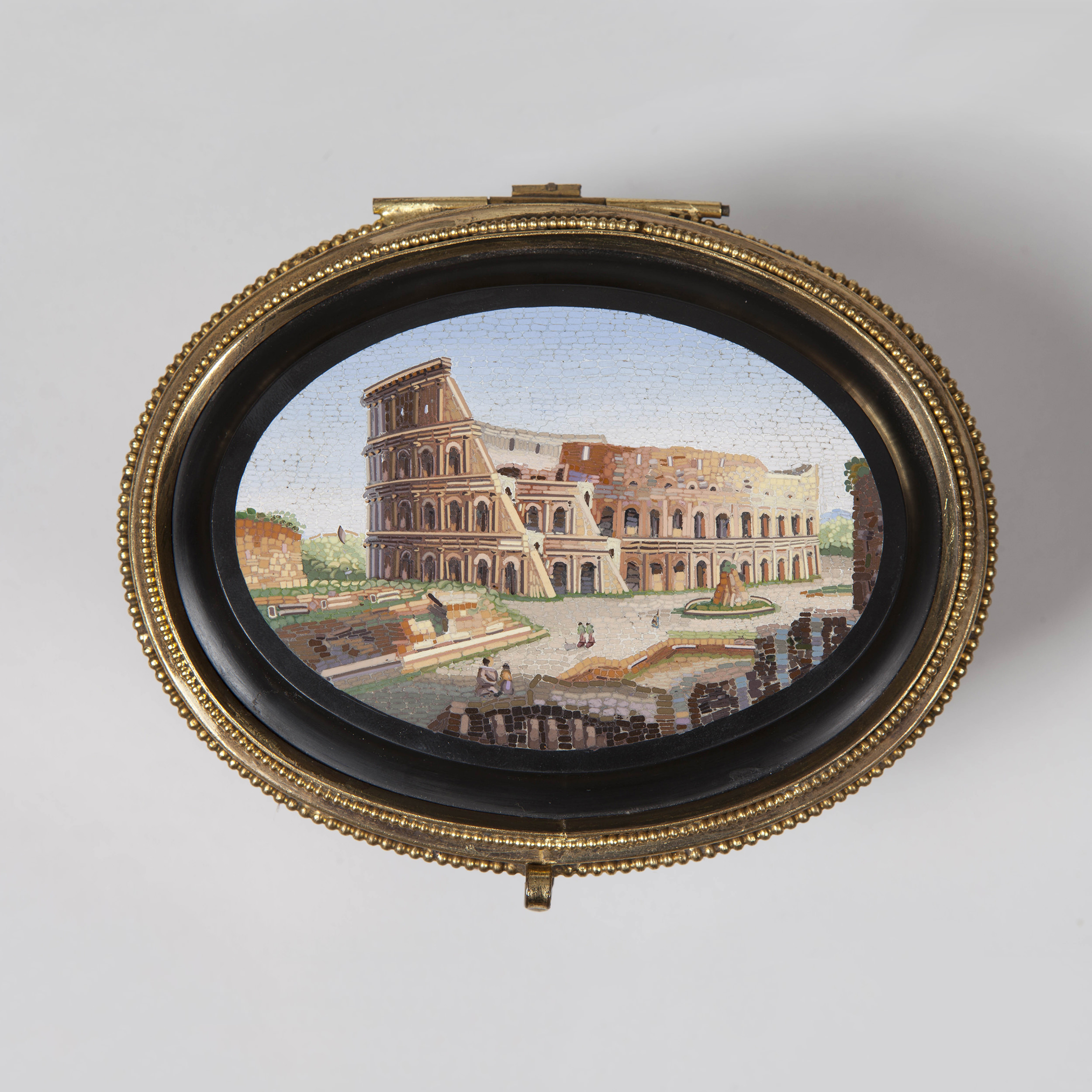 A Precious Box with a Micromosaic Lid