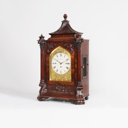 A Late Georgian Musical Table Clock