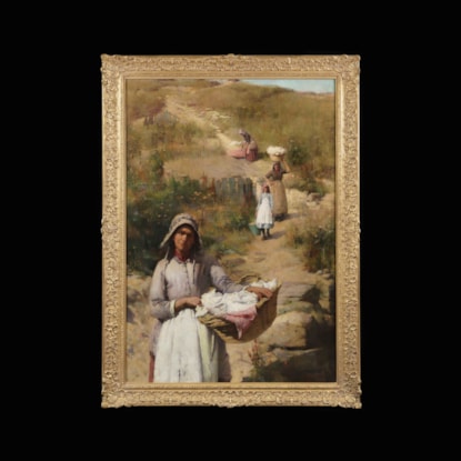 ‘Les Lavandieres’ by Sir William Llewellyn PRA