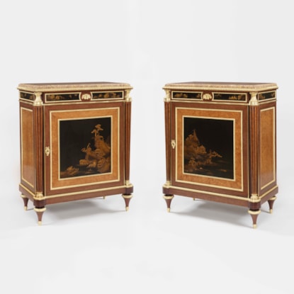 A Fine Pair of Cabinets by Henry Dasson