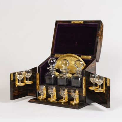 A Fine Drinks Box retailed by Spiers of Oxford