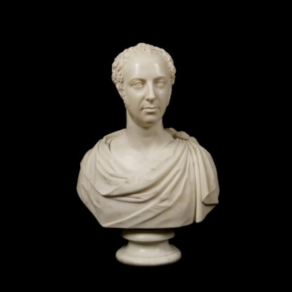 A Portrait Bust by Lawrence MacDonald (1799-1878)