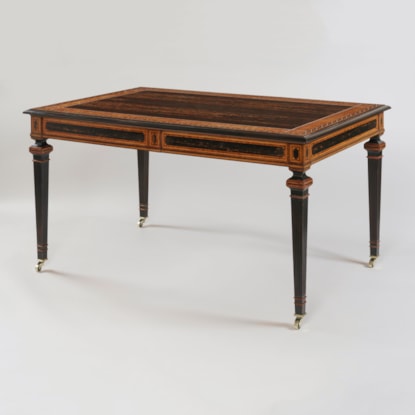 A Magnificent Library Table Attributed to Jackson & Graham