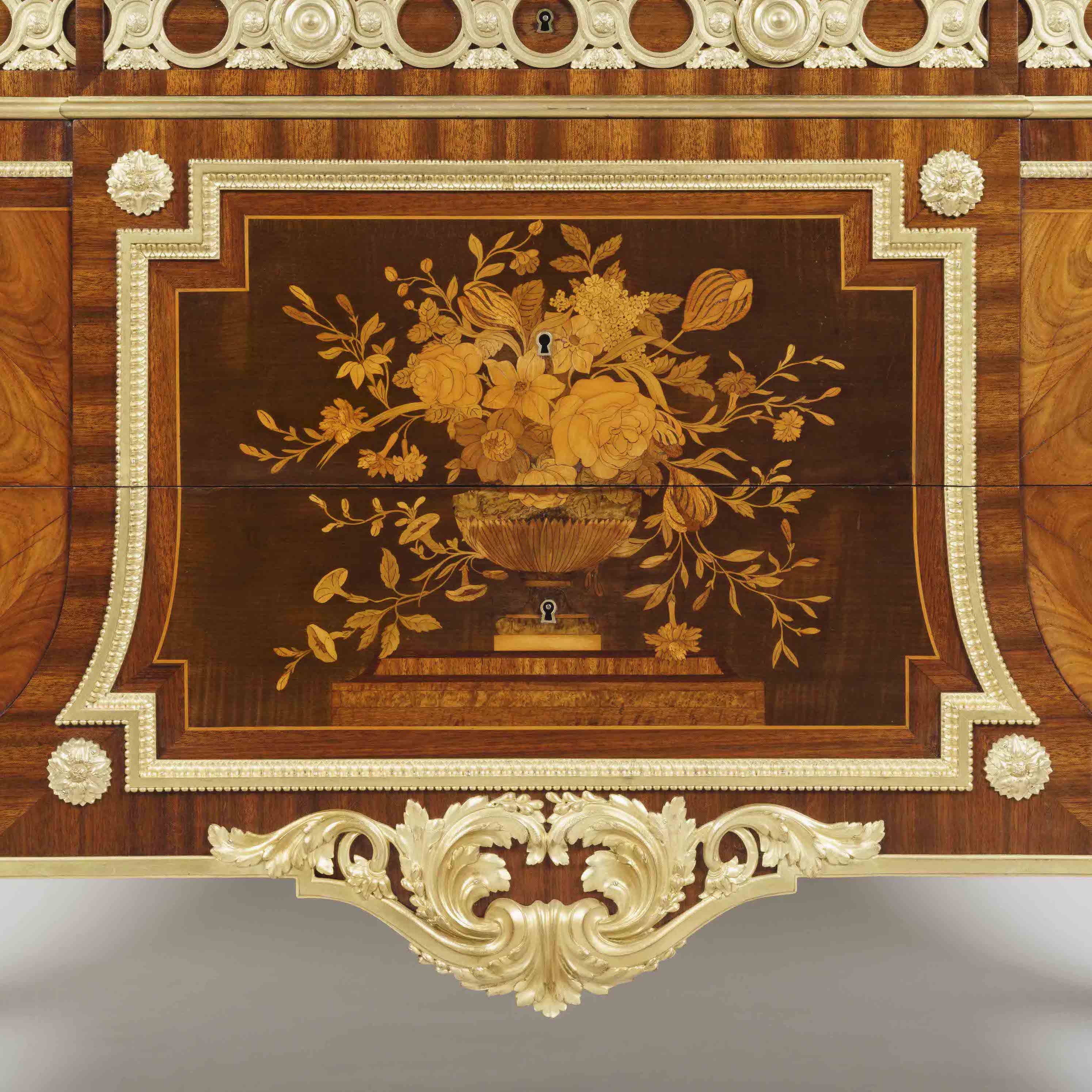 A Very Fine Louis XVI Style Commode in the Manner of Riesener