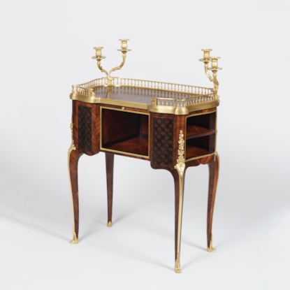 A Parquetry and Ormolu Ladies Writing Table