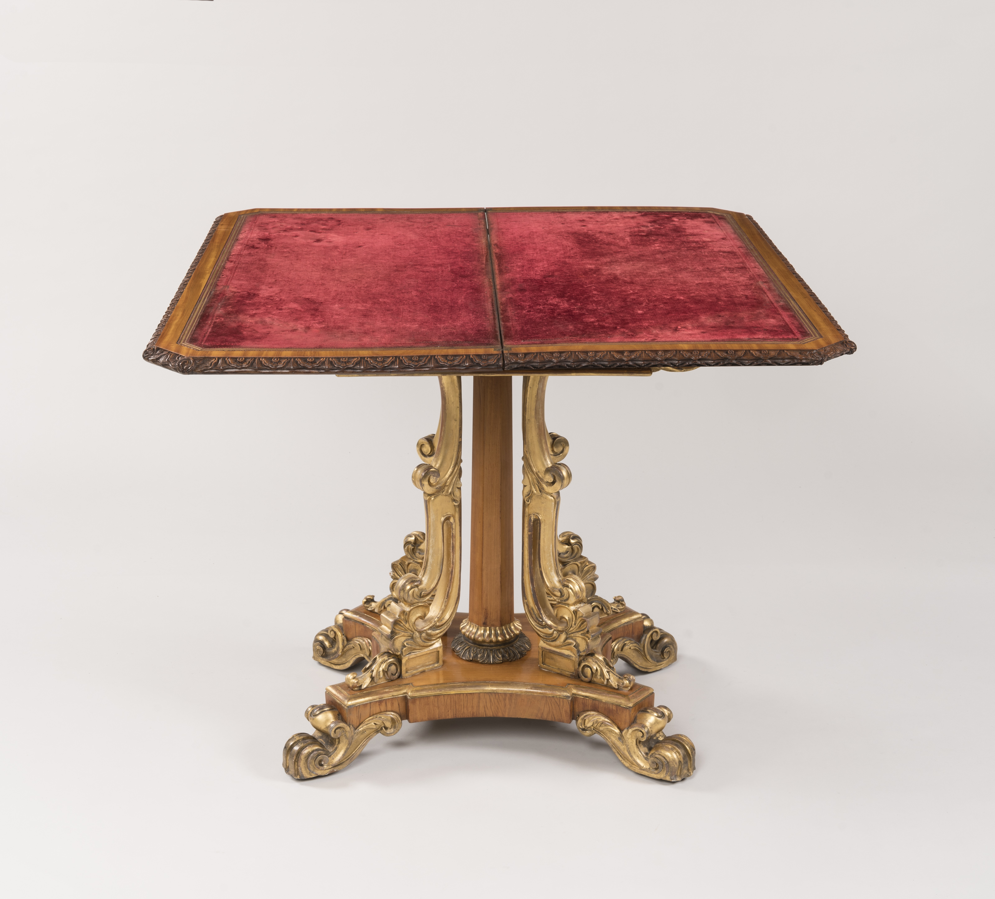 A Pair of George IV Card Tables Attributed to Morel & Seddon