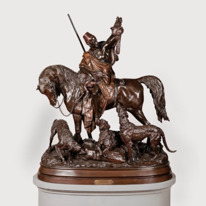 Kabyle au retour de la chasse By Arthur Waagen