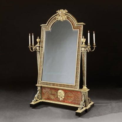 An Extraordinary Cheval Mirror In the Louis XIV Manner