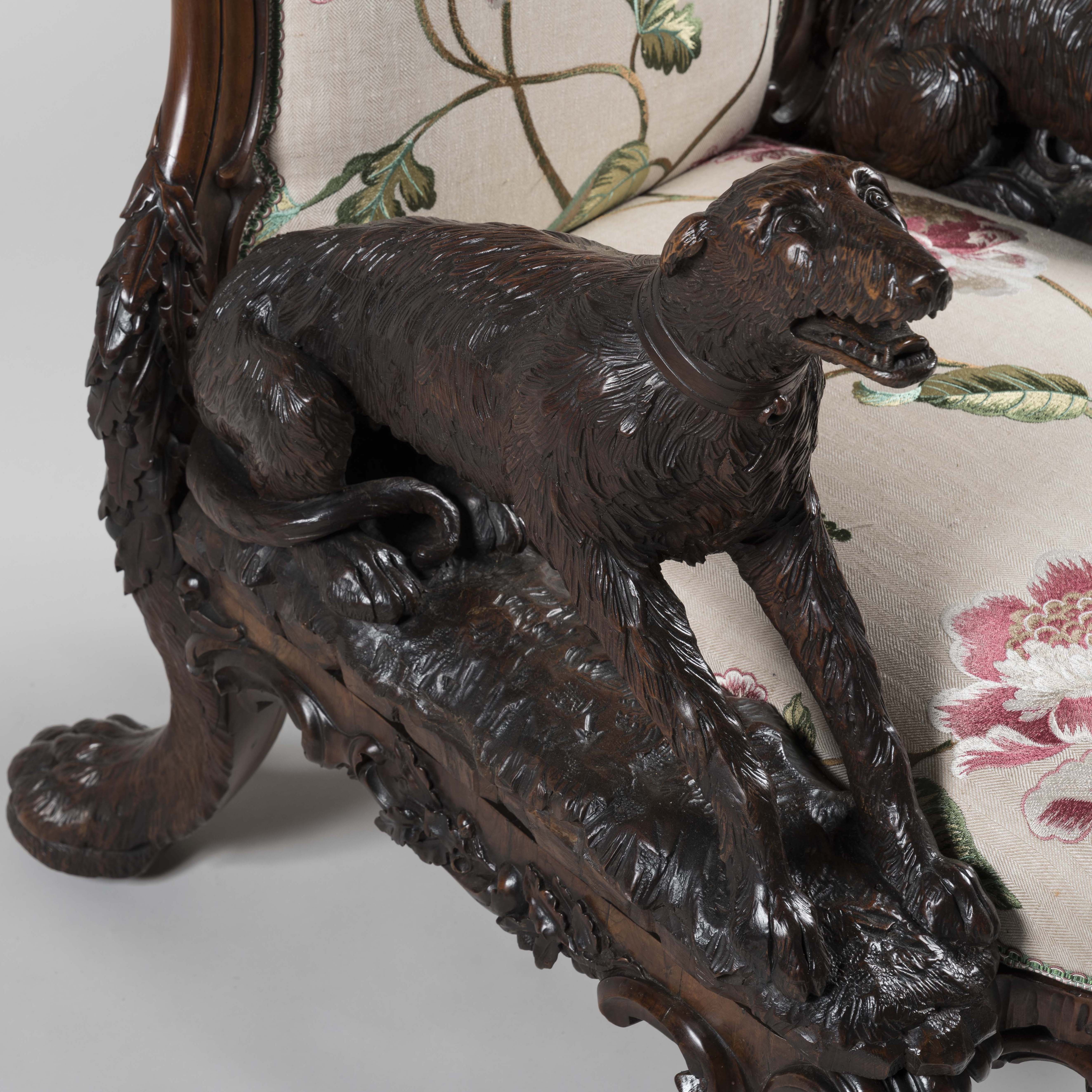 The 1851 Great Exhibition Carved Armchair by Arthur Jones