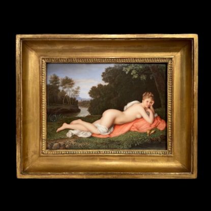 A Porcelain Plaque of Venus By Abraham Constantin