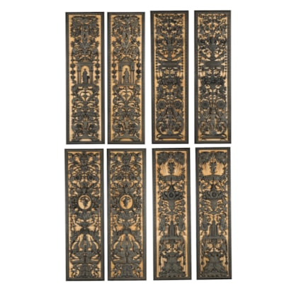 The Lartington Hall Carved Boiserie Panels By Signor Anton Leone Bulletti